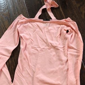 longsleeve pink sweater from a store in paris